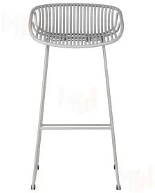 Стул барный DOBRIN FRANK (светло-серый)