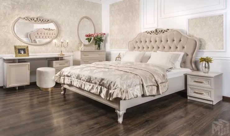 Кровать Мокко 180x200 см бежевый