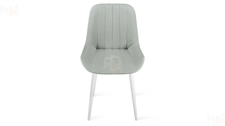 Стул Марвел  К1С Исп. 2 Белый матовый Велюр Confetti Silver