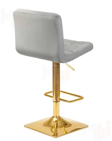 Стул барный DOBRIN GOLDIE (серый велюр (MJ9-75))