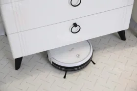 Комод Ева белое дерево/белый матовый