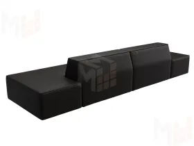 Диван прямой модульный Монс лофт ( GRIFON 12 коричневый )