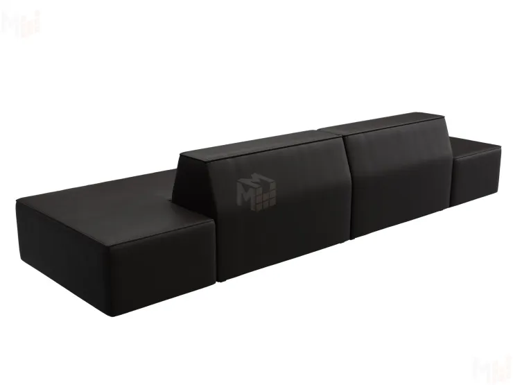 Диван прямой модульный Монс лофт ( GRIFON 12 коричневый )