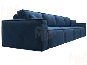Диван прямой Лига-081 НПБ МегаЛонг ( BRUT 11 синий )