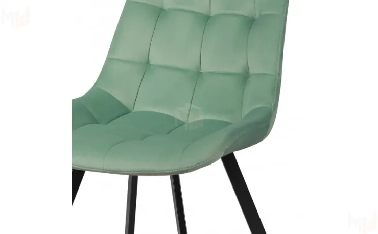 Стул поворотный Эйден М, Confetti aquamarine/черный