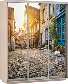 Шкаф-купе Экспресс Фото трио Улица 1800