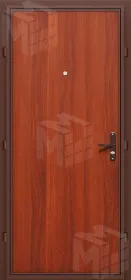Входная металлическая дверь Эконом Антик Медь/Л-11 (ИталОрех)