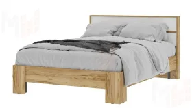 Кровать Хелен КР 02 1400 дуб крафт золото - белый