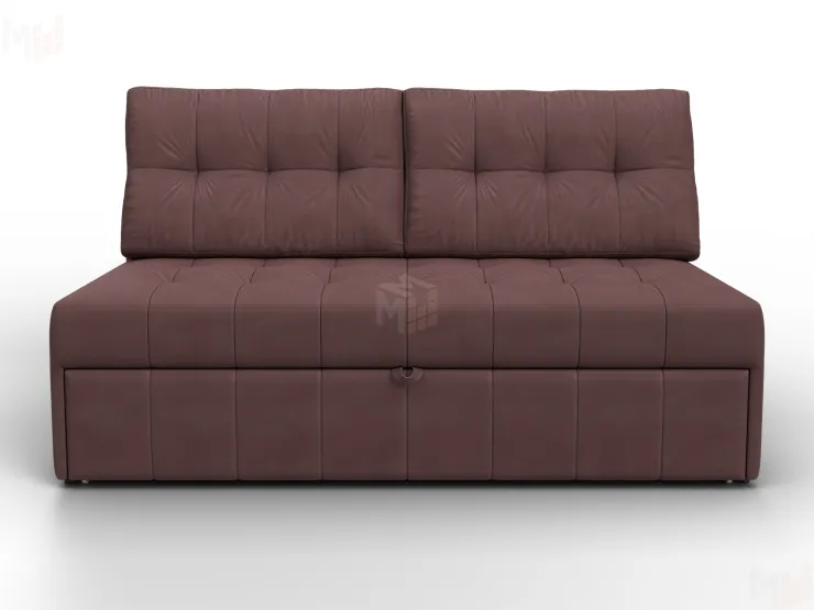 Диван прямой Лига-107 (140) ( JOLY 09 бордовый )