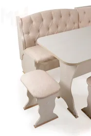 Кухонный уголок Орхидея Люкс (бодега/флок Карамель)