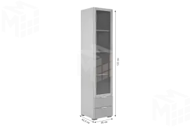 Шкаф однодверный  Зефир 107.03 