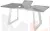 Стол раскладной Райт Лофт 120 Бетон/Белый