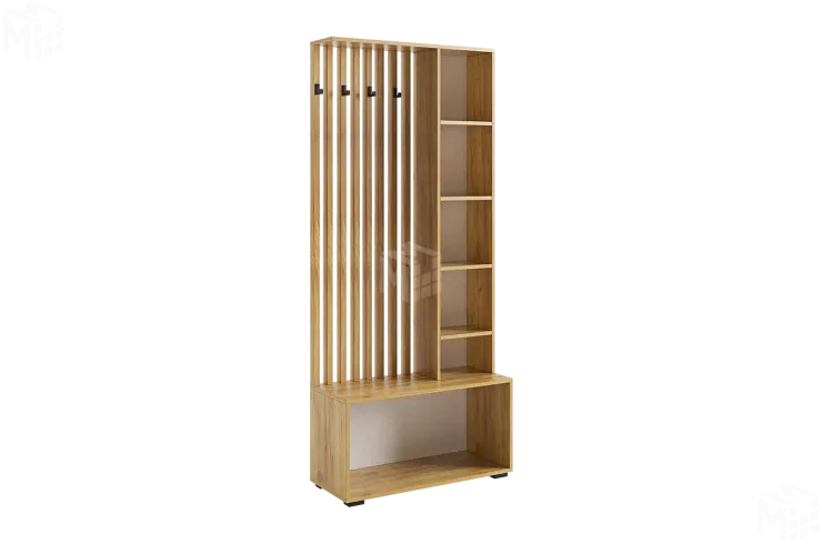 Прихожая Бери дуб крафт золотой/графит