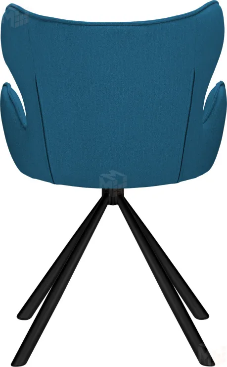 Стул на металлокаркасе поворотный TANTOS Синий / черный