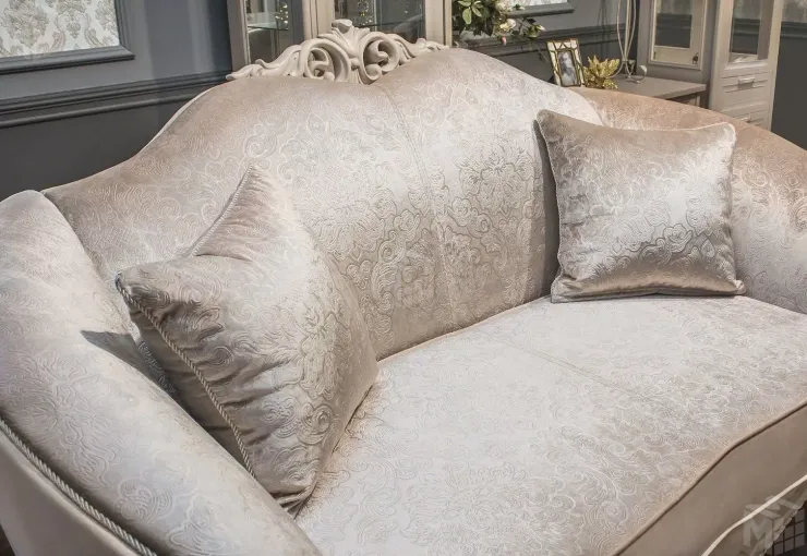 Диван Мокко 2х местный бежевый, французский раскладной механизм