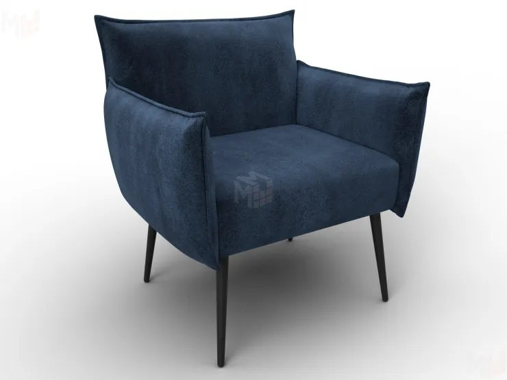 Кресло Лига-083 ( велюр TOWER 13 синий )