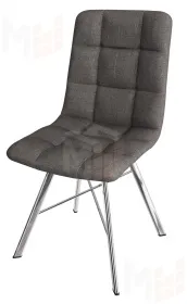 Стул Чили (рогожка бурая, ноги хром)