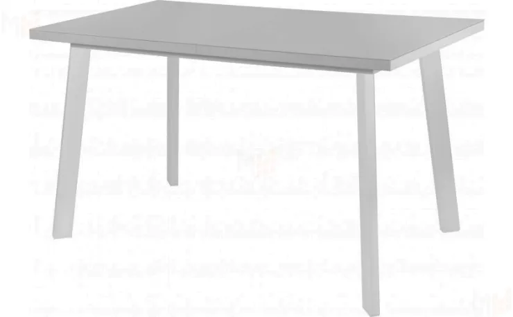 Стол раскладной стеклянный Лаки Лофт 140 Белый/Белый