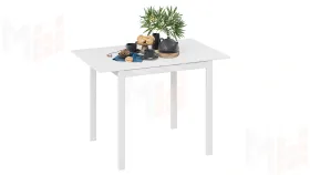 Стол раздвижной Слайд Тип 1 Белый матовый, Белый