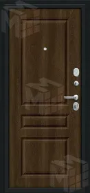 Входная металлическая дверь Пик Букле черное/Dark Barnwood