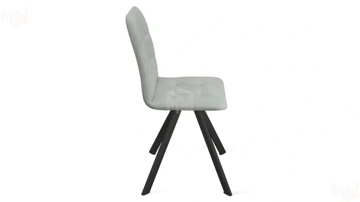 Стул Аспен К2 Черный муар Велюр Confetti Silver