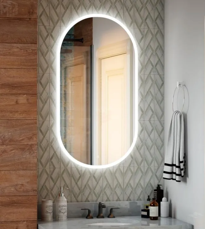 Зеркало с LED подсветкой Delight 550х1000