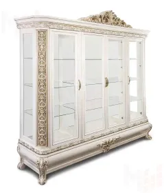 Сервант Алсу белый глянец