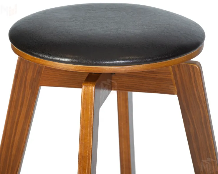 Табурет барный TOM'77 (цвет черный глянец PU ABD 002)