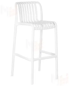Стул барный DOBRIN CHLOE BAR (белый)