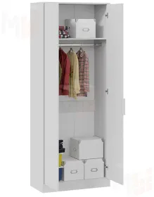 Шкаф для одежды Марли Исп. 2 - 403.012.000 Белый