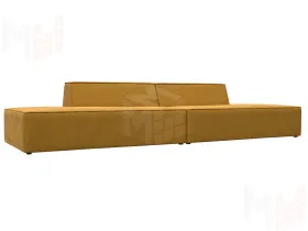 Диван прямой модульный Монс лофт ( BRUT 10 желтый )