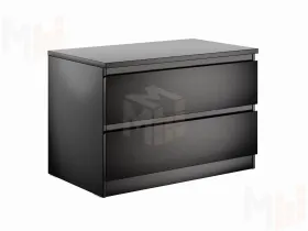 Комод Мальта 2 ящика (венге)