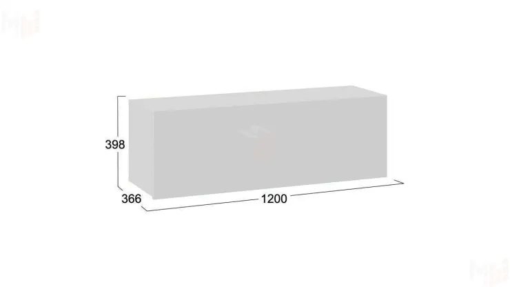 Шкаф навесной Порто - ТД-393.15.11 Белый 
