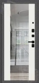 Входная металлическая дверь Тайга-9.2 Антик Серебряный 