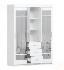 Шкаф-купе Комфорт-6М Белый