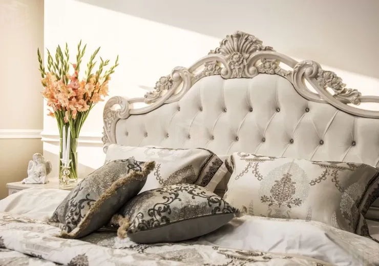 Кровать Патрисия 160х200 см крем корень глянец