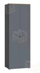 Шкаф Остин   13.224 серый графит