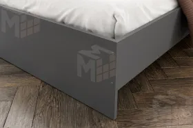 Кровать Денвер 1,6 Графит серый