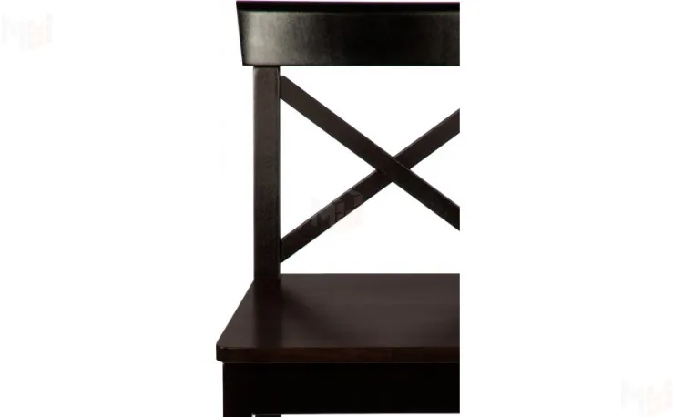 Стул полубарный деревянный с жестким сиденьем Бергольф Венге