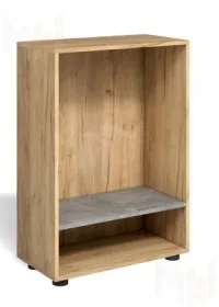 Обувница Мини-Лайт МЛ-4 Дуб крафт золотой/ателье светлое