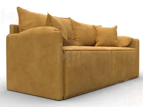 Диван прямой модульный Лига-106 ( BRUT 10 желтый )