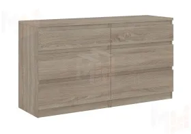 Комод Кастор 6 ящиков сонома