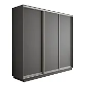 Шкаф-купе Оптим 3-х дверный  1 секция (ЛДСП)  240 см. 1 штанга, 11 полок