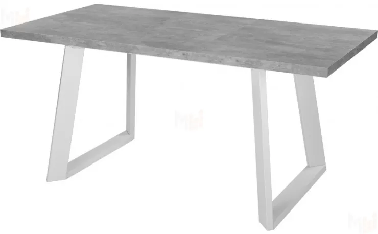 Стол раскладной Райт Лофт 120 Бетон/Белый