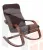 Кресло-качалка Эйр, венге/экокожа Шоколад
