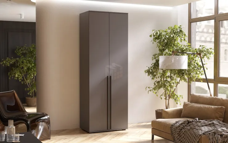 Шкаф Норд 2-х створчатый (графит)