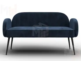 Диван прямой Лига-086 ( TOWER 13 синий )