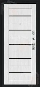 Входная металлическая дверь Борн Букле черное/Snow Melinga