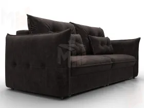 Диван прямой Лига-100 НПБ ( BRUT 17 коричневый )