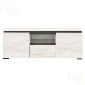 Тумба TV  ГРЕТТА Дуб Крафт белый - Антрацит